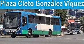 Movimiento de autobuses #7 - Plaza Cleto González Víquez