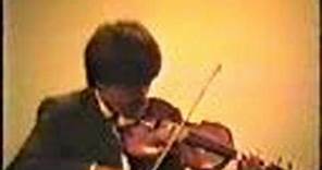 young Leonidas Kavakos plays No5 by Paganini