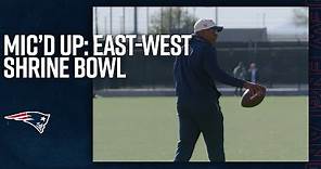 Troy Brown and Brian Belichick Lead College Prospects at Shrine Bowl Practice | Patriots Mic’d Up