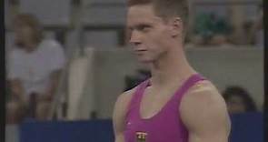 Andreas Wecker (GER) - Olympics 1992 - Compulsory - Floor Exercise
