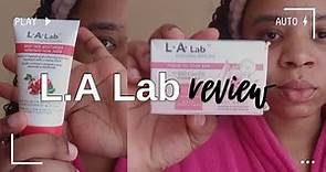 LA Lab FACE MOISTURIZER AND SOAP REVIEW. SKIN CARE PRODUCT REVIEW ON ACNE PRONE SKIN. #skincare