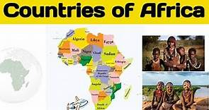 AFRICA CONTINENT !! SENEGAL !! Gambia!! .... World map
