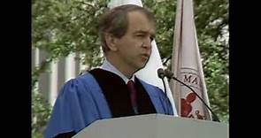 Paul Tsongas Speaker MIT Commencement 1989