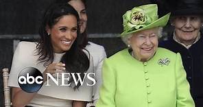 Meghan Markle's first solo engagement with Queen Elizabeth