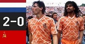 Netherlands 2-0 CCCP (Soviet Union) ● 1988 Euro Final Extended Goals & Highlights HD