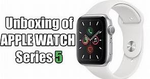 Unboxing of Apple Watch Series 5 | Silver 44mm