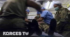 How British And US Army Medics Treat Casualties | Forces TV