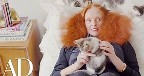How Welsh Model Grace Coddington Puts Cats to Work Around the House | Architectural Digest