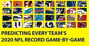 Predicting ALL 32 TEAMS 2020 NFL Record Game-by-Game