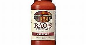 Rao's Homemade Marinara Sauce, 24 oz, All Purpose Tomato Sauce, Pasta Sauce, Carb Conscious, Keto Friendly, All Natural, Premium Quality, With Italian Tomatoes & Olive Oil