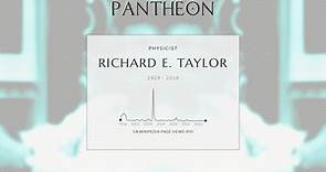 Richard E. Taylor Biography - Canadian physicist (1929-2018)
