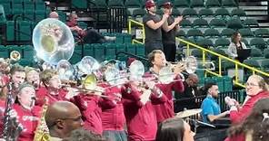 The Washington State University Pep Band plays the WSU Fight Song.