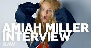 Amiah Miller's RAW interview