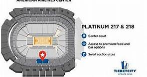 American Airlines Center Seat Recommendations - The TicketCity Update Desk
