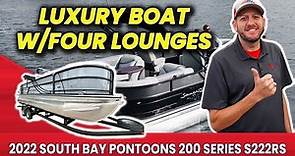 2022 South Bay Pontoons 200 Series S222RS | Luxury Boat with Four Lounges