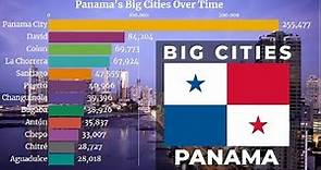🇵🇦 Largest Cities in Panama by Population (1950 - 2035) | Panama Cities | YellowStats