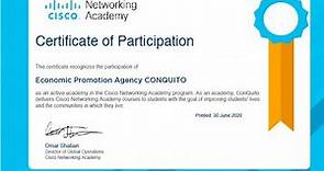 Cómo descargar el certificado de Cisco Networking Academy
