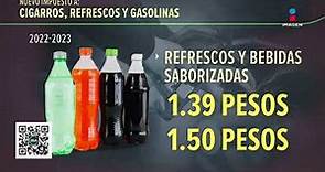 Precios de cigarros, refrescos y gasolinas aumentarán en 2023 | Noticias con Francisco Zea