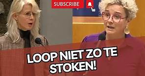 Mona Keijzer is WOEST op Paulusma (D66)! Loop niet zo te STOKEN!
