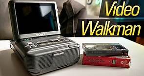 Video Walkman: Sony's 1991 Portable 8mm VCR!
