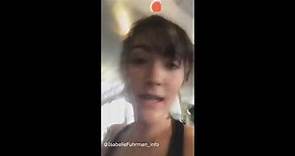 Isabelle Fuhrman's Livestream on instagram (31 May 2017) - PART 3