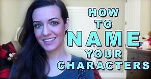 How to Name Your Book Characters
