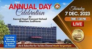Live || Annual Day Celebration || Sacred Heart Convent School, Bhattian, Ludhiana || PBTV