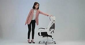 【Ashley House】凱爾旗艦版人體工學電腦椅/辦公椅(高承重塑鋼椅腳 / 置腳台)