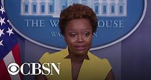 White House's Karine Jean-Pierre on making history at press briefing