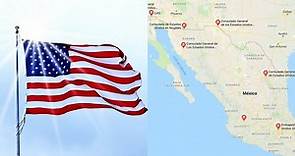Mapa: ¿Dónde se ubican los consulados de Estados Unidos en México?