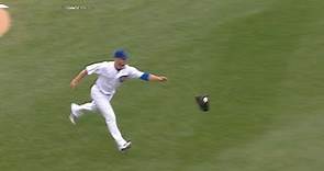 Lester tosses glove to make the out at first