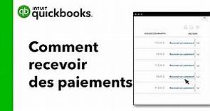 Comment recevoir des paiements dans QuickBooks en ligne