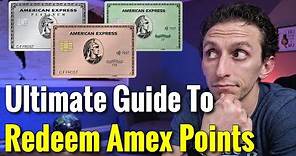 How To REDEEM AMEX POINTS | Membership Rewards 101