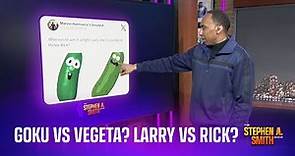 Goku vs Vegeta, Pickle rick vs Larry the Cucumber, more fan questions