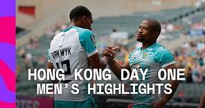 Michael Hooper's first SVNS appearance! | Cathay/HSBC Hong Kong Sevens Day One Men's Highlights