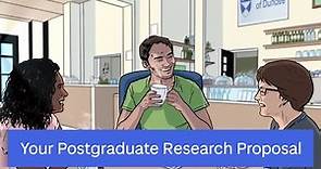 Writing Your Postgraduate Research Proposal | University of Dundee