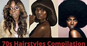 70s Hairstyles Compilation Videos