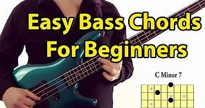 Easy Bass Guitar Chords for Beginners