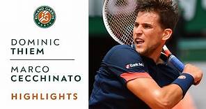 Dominic Thiem vs Marco Cecchinato - Semi-Final Highlights I Roland-Garros 2018