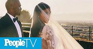 Bride Wows Family In 'Kim Kardashian' Style Wedding Dress | PeopleTV