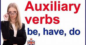 Auxiliary verbs (Helping verbs) - English grammar lesson