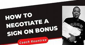 How To Negotiate A Sign On Bonus With a Job Offer I 3 Tips To Increase Your Income #jobs #negotiate