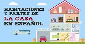 Las Habitaciones y Partes de la Casa en Español