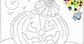 Halloween Coloring Pages For Kids - Halloween Coloring Pages