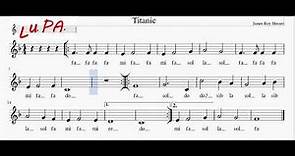Titanic - My Heart Will Go On - Flauto dolce - Note - Spartito - Karaoke - Instrumental - Canto