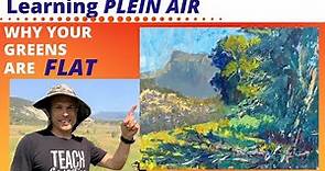 Before You Mix GREENS For Plein Air Landscapes | WATCH THIS!