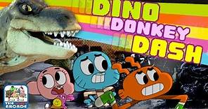 The Amazing World of Gumball: Dino Donkey Dash - Get Daisy Back! (Cartoon Network Games)