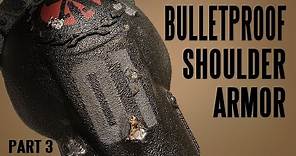 DIY BULLETPROOF Shoulder Armor! Is it really bulletproof?