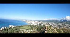 Diamond Head State Monument in Hawaii in 2 minutes (time lapse) and in 4k!
