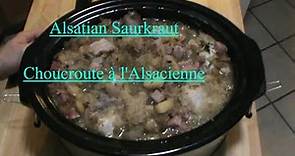 CHOUCROUTE À L'ALSACIENNE: Homemade Alsatian Saurkraut
